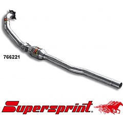 766221 Supersprint Turbo Downpipe Kit with WRC Metal Cat 100 CPSI Audi S3 8P    ,  Sportback 2.0 TFSI 08 On