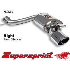 766505 Supersprint Rear Exhaust Right 150mm x 105mm Audi S6 5.2 4F,  Saloon 5.2 V10 430Hp 06 On
