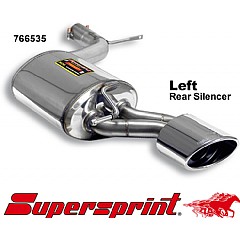 766535 Supersprint Rear Exhaust Left 150mm x 105mm Audi S6 5.2 4F,  Saloon 5.2 V10 430Hp 06 On