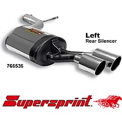 766536 Supersprint Rear Exhaust Left Twin Round 90mm Audi S6 5.2 4F,  Saloon 5.2 V10 430Hp 06 On