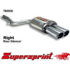 766906 Supersprint Rear Exhaust Right Twin Round 90mm Audi RS4 Avant 8E    ,  Avant 4.2 V8 420Hp 06 On