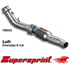 766932 Supersprint Downpipe Kit + Kat. Left Audi RS4 Avant 8E    ,  Avant 4.2 V8 420Hp 06 On