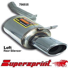 766935 Supersprint Rear Exhaust Left 145mm x 95mm Audi RS4 Avant 8E    ,  Avant 4.2 V8 420Hp 06 On