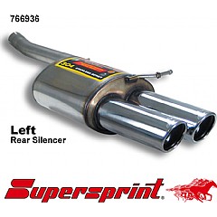 766936 Supersprint Rear Exhaust Left Twin Round 90mm Audi RS4 Avant 8E    ,  Avant 4.2 V8 420Hp 06 On