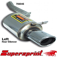 766945 Supersprint Rear Exhaust Left 145mm x 95mm Audi RS4 Cabriolet 8H    ,  Cabrio 4.2 V8 420Hp 06 On