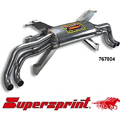 767004 Supersprint Rear Exhaust Left + Right 4 exits Audi R8 42    ,   4.2 V8 07 On