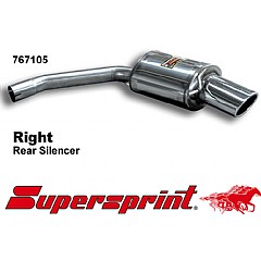 767105 Supersprint Rear Exhaust Right 145mm x 95mm Audi A5 Coupe 8T    ,  Coupe 3.0 TDI V6 239Hp 08 On