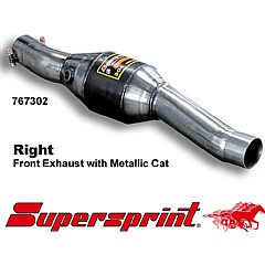 767302 Supersprint Front Exhaust Right with Metal Cat Audi RS6 4F    ,   5.0 Bi-Turbo V10 08 On