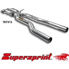 767313 Supersprint Centre Pipe + X - Pipe Audi RS6 4F    ,   5.0 Bi-Turbo V10 08 On