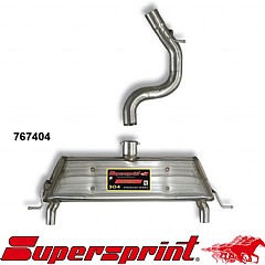 767404 Supersprint Rear Exhaust Left + Right Audi S3 8P    ,  Sportback 2.0 TFSI 08 On
