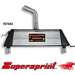 767604 Supersprint Rear Exhaust Left + Right VW Scirocco New 13    ,   2.0 TDI 140Hp-170Hp 09 On