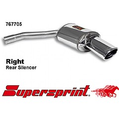 767705 Supersprint Rear Exhaust Right 145mm x 95mm Audi S4 8K    ,  Saloon 3.0 TFSI V6 333Hp 09 On