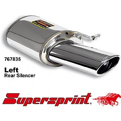 767835 Supersprint Rear Exhaust Left 145mm x 95mm Audi A4 Avant quattro 8K    ,  Avant 2.0 TDI 143-170Hp 08 On