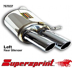 767837 Supersprint Rear Exhaust Left 90mm x 70mm Audi A5 Sportback 8T    ,  Sportback 2.0 TFSI 211Hp 09 On