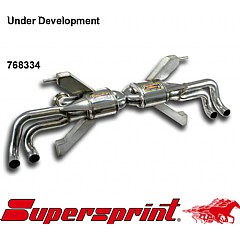 768334 Supersprint Rear Exhaust Racing Left + Right 4 exits Audi R8 42    ,   5.2 V10 09 On