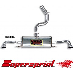 768404 Supersprint Rear Exhaust Left + Right Audi TTS Coupe 8J    ,   2.0 TFSI 275Hp 08 On