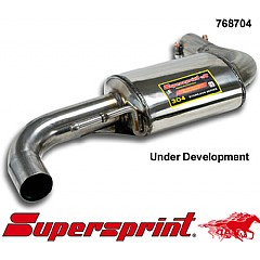 768704 Supersprint Rear Exhaust Audi TT Coupe 8J    ,   2.0 TDI 170Hp 09 On