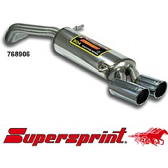 768906 Supersprint Rear Exhaust Twin Round 80mm VW Polo 6R    ,   1.4 TSI 180Hp 2009 On
