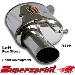 769144 Supersprint Rear Exhaust Left Single Round 100mm Power Loop Audi A7 4GA,   3.0 TFSI V6 300Hp 10 On