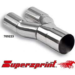 769223 Supersprint Connecting Pipe Y for OEM Cat Audi A3 Sportback 8P    ,  Sportback 2.5 TFSI 340Hp 2011 On