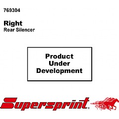 769304 Supersprint Rear Exhaust Right Single Round 90mm Audi A8 quattro 4E    ,   3.0 TDI V6 03 On
