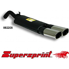 882208 Supersprint Rear Exhaust Twin Oval 95mm x 75mm VW Golf Mk2 19/1G    ,   1.8 112Hp 84 - 92