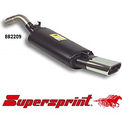 882209 Supersprint Rear Exhaust Oval 145mm x 75mm VW Golf Mk2 19/1G    ,   1.8 112Hp 84 - 92