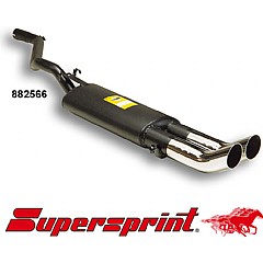882566 Supersprint Rear Exhaust DTM Twin Round 70mm VW Golf Mk2 19/1G    ,   1.3 08/83 - 8/86