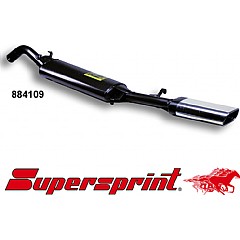 884109 Supersprint Rear Exhaust Oval 145mm x 75mm VW Jetta Mk2 19/1G    ,   1.8 90Hp To 92