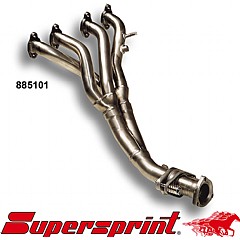 Click to Enlarge 885101 Supersprint Manifold Stainless steel for OEM Cat VW Golf Mk2 19/1G , 1.8 90Hp 84 - 92