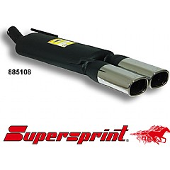 885108 Supersprint Rear Exhaust Twin Oval 95mm x 75mm VW Golf MK3 1H    ,   1.8 90Hp