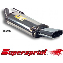 885109 Supersprint Rear Exhaust Oval 145mm x 75mm Stainless steel VW Golf MK3 1H    ,   1.8 90Hp
