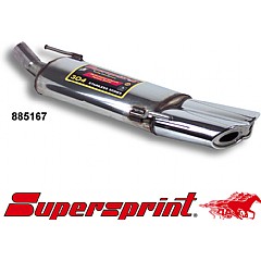 885167 Supersprint Rear Exhaust VIPER 185mm x 70mm Stainless steel VW Golf MK3 1H    ,   1.8 90Hp