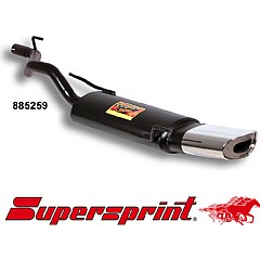 885259 Supersprint Rear Exhaust Oval EVO1 145mm x 75mm VW Golf MK3 Cabriolet 1E    ,  Cabrio 1.8 75Hp