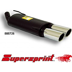 885726 Supersprint Rear Exhaust MAGNUM Twin Round 90mm VW Golf MK3 1H    ,   2.8 VR6