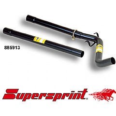 885913 Supersprint Front Pipe, Diameter 54mm + Centre Pipe VW Corrado 50    ,  1.8