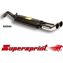 885966 Supersprint Rear Exhaust DTM Single Round 63mm VW Corrado 50    ,   2.0 16V 92 On