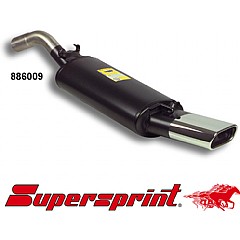 886009 Supersprint Rear Exhaust Oval 145mm x 75mm VW Golf Mk2 19/1G    ,   1.8 16V To 92