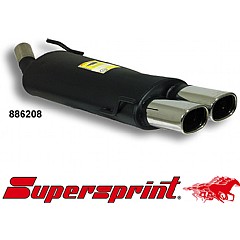 886208 Supersprint Rear Exhaust Twin Oval 95mm x 75mm VW Golf MK3 1H    ,   2.0 16V 150Hp To 94