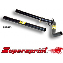 886513 Supersprint Front Pipe + Centre Pipe Diameter 54mm VW Corrado 50    ,   2.0 16V 92 On