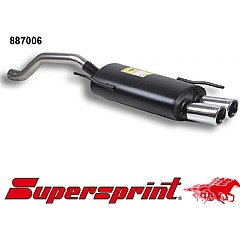 887006 Supersprint Rear Exhaust Twin Round 76mm VW Polo 6N1    ,   1.4 94 - 01
