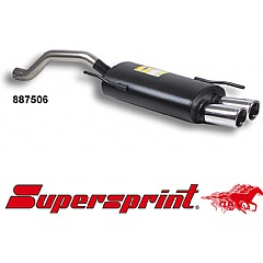 887506 Supersprint Rear Exhaust Twin Round 76mm VW Polo 6N1    ,   1.6 GTI 16V 98 - 01