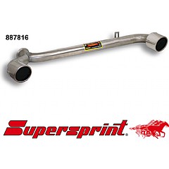 887816 Supersprint End Pipe Kit Left Single Round 100mm - Right Single Round 100mm VW Golf Mk4 R32 1J    ,  3.2 V6 4WD Racing Parts