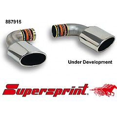 887915 Supersprint Endpipe Kit Left + Right 120mm x 80mm VW Golf Mk4 R32 1J    ,