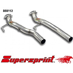 888112 Supersprint Front Pipes Kit Left + Right VW Touareg 1 7L    ,   6.0L W12 05 On