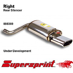 888309 Supersprint Rear Exhaust Right Oval 145mm x 75mm VW Passat 3B    ,  Estate 4.0 W8 02 - 05