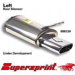 888339 Supersprint Rear Exhaust Left Oval 145mm x 75mm VW Passat 3B    ,  Saloon 4.0 W8 02 - 05
