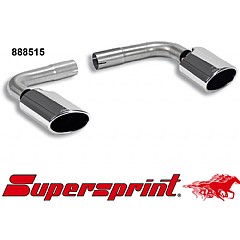888515 Supersprint End Pipe Kit Left + Right 120mm x 80mm VW Golf MK6 5K    ,   2.0 TSI 211Hp 09 On