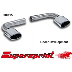 888715 Supersprint Endpipes Kit 145mm x 95mm VW Scirocco New 13    ,   2.0 TSI 265Hp 10 On