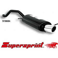 910604 Supersprint Rear Exhaust Single Round 90mm Seat Ibiza 2 6K 93-99    ,   1.6 93 - 94